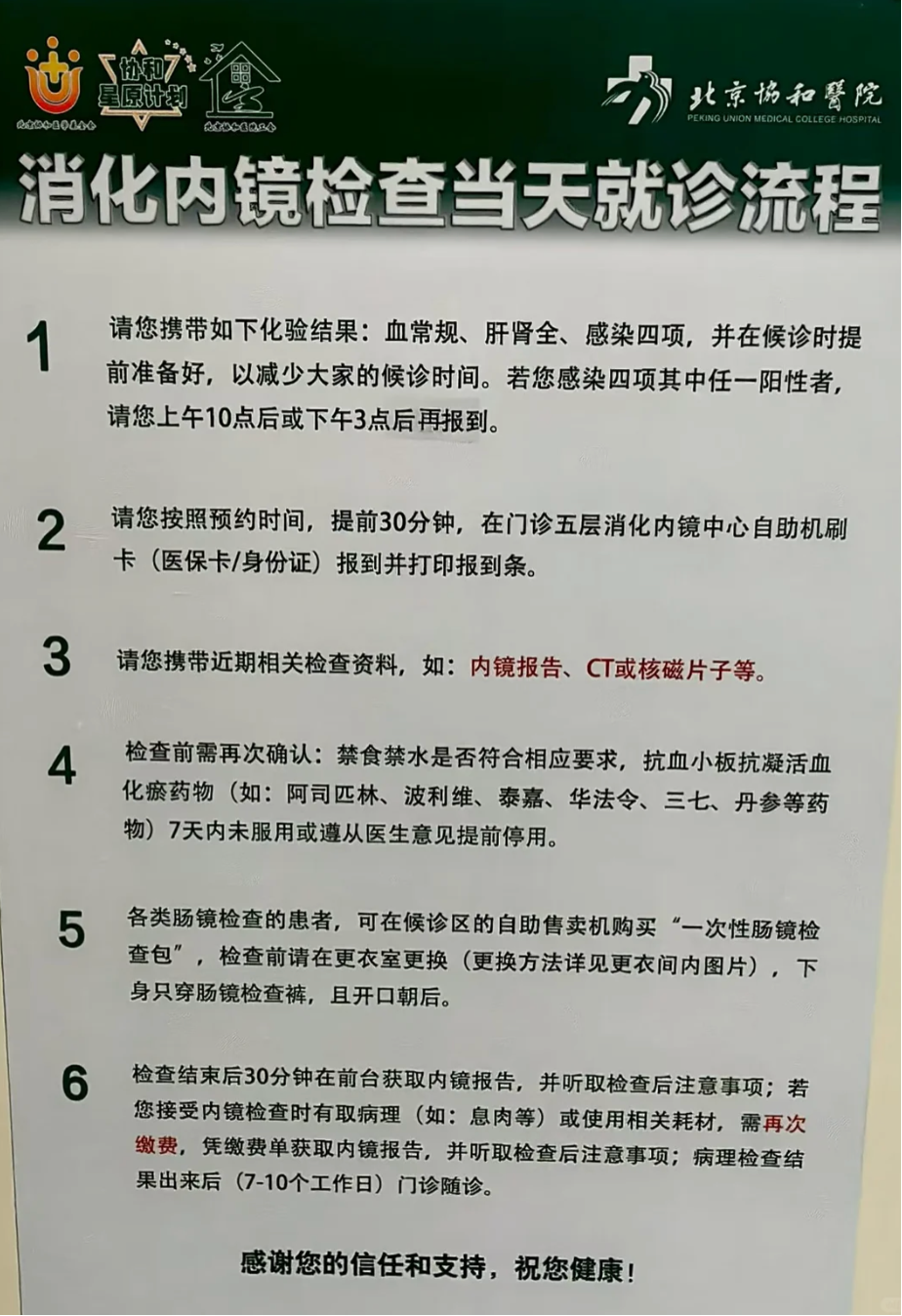 北京协和医院胃镜检查需要预约吗？预约流程整理