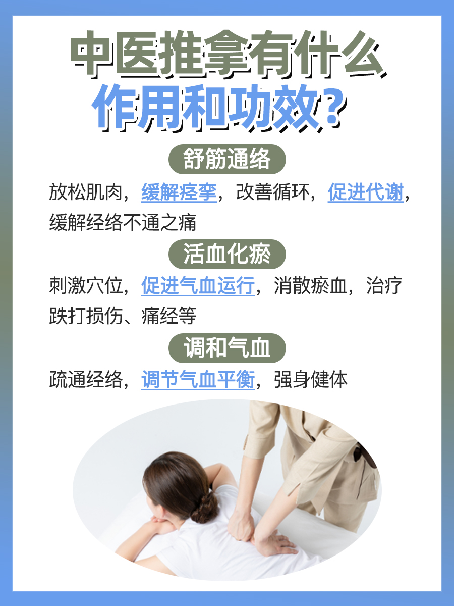 快速了解：中医推拿的作用与功效