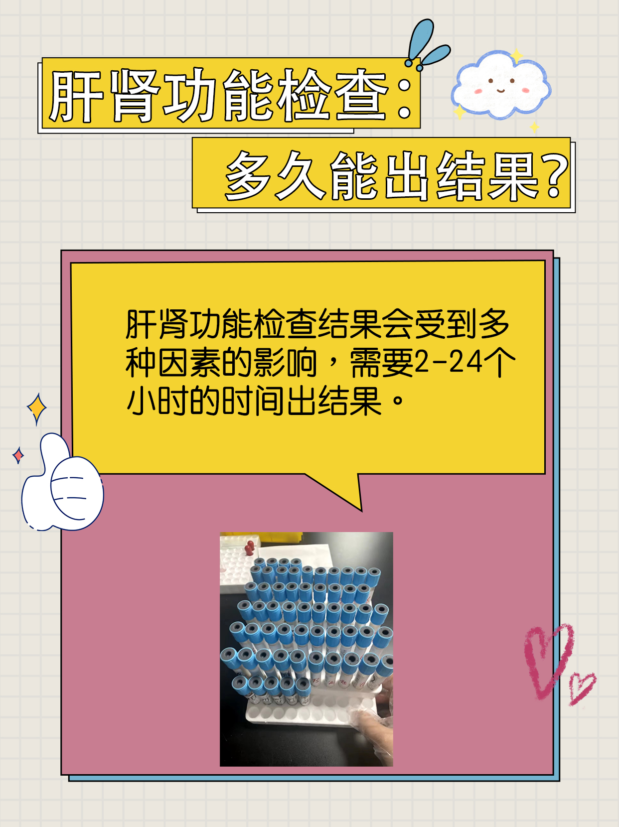 肝肾功能检查：多久能出结果？