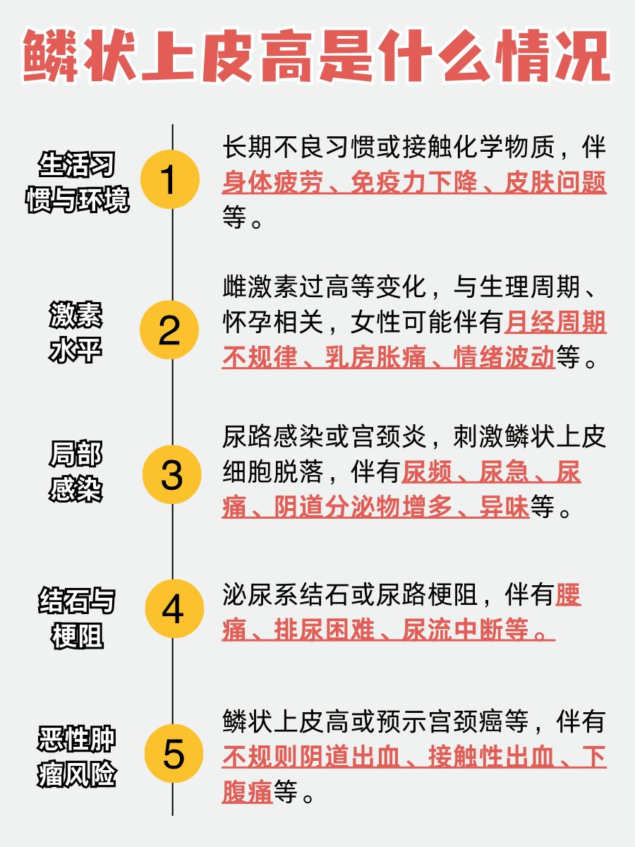 鳞状上皮高,身体在预警什么?