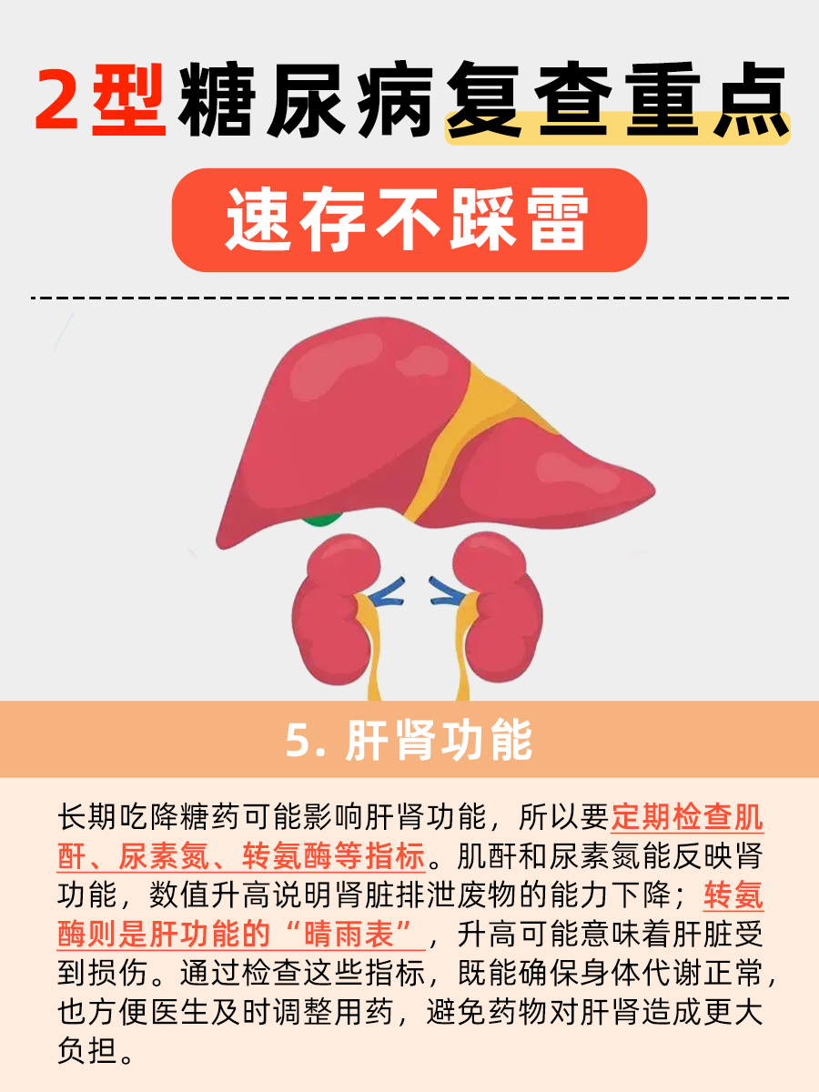 2型糖尿病复查，这几项必须查！