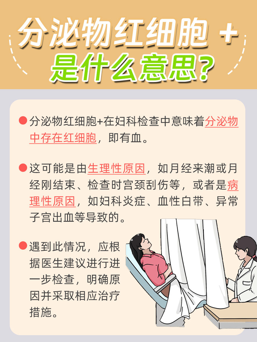 女性健康的关键解读：分泌物红细胞+是什么意思