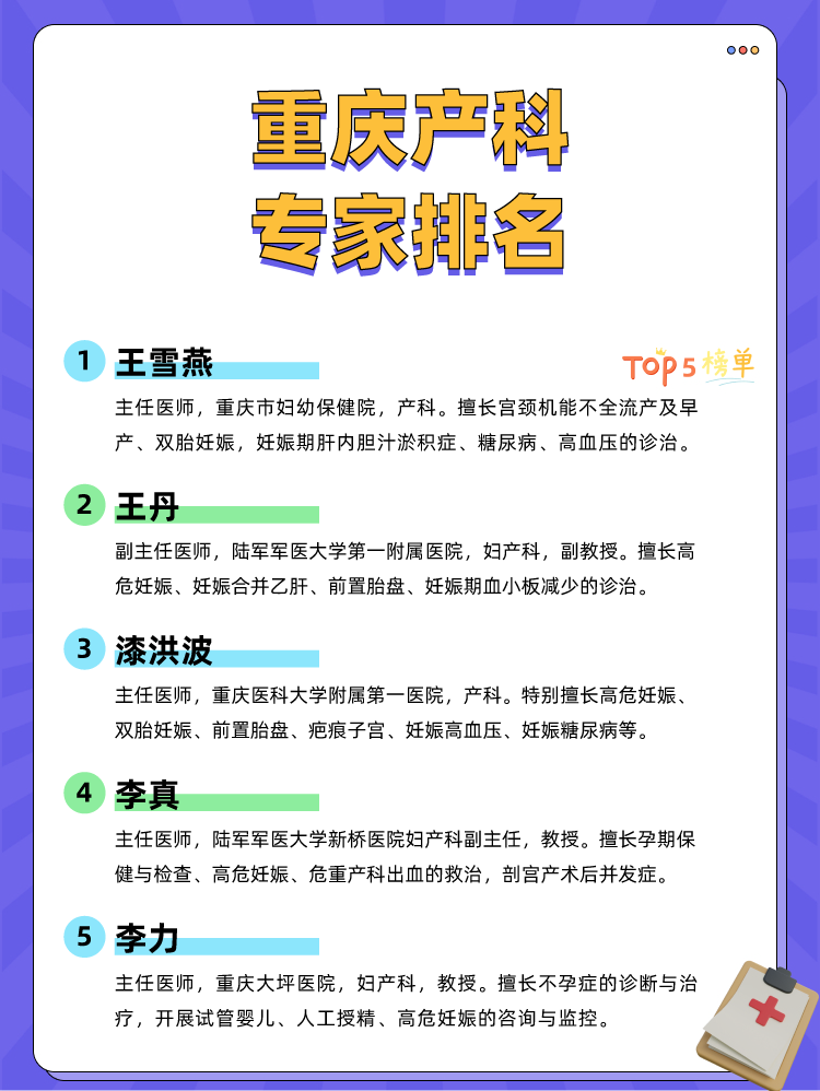 重庆产科专家排名