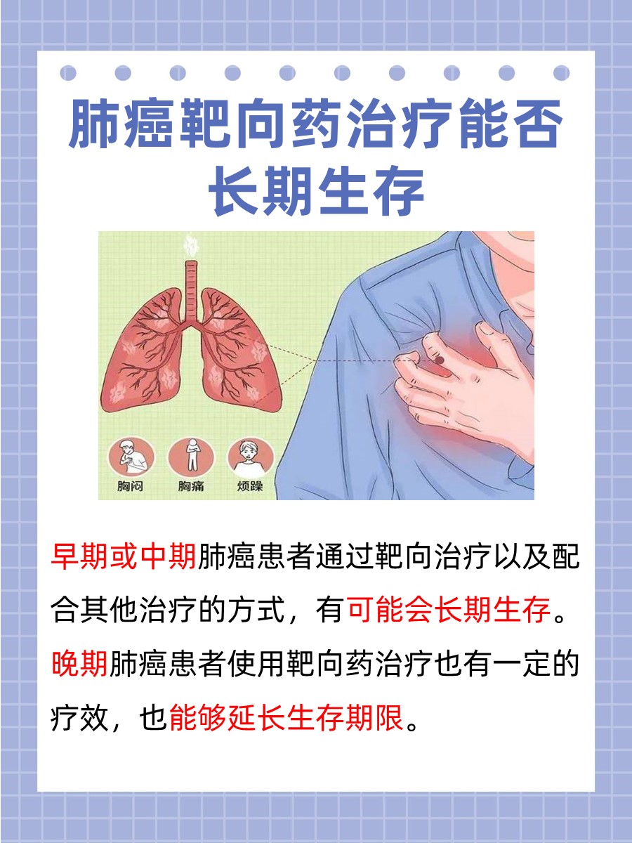 揭秘！肺癌靶向药治疗能长期生存吗