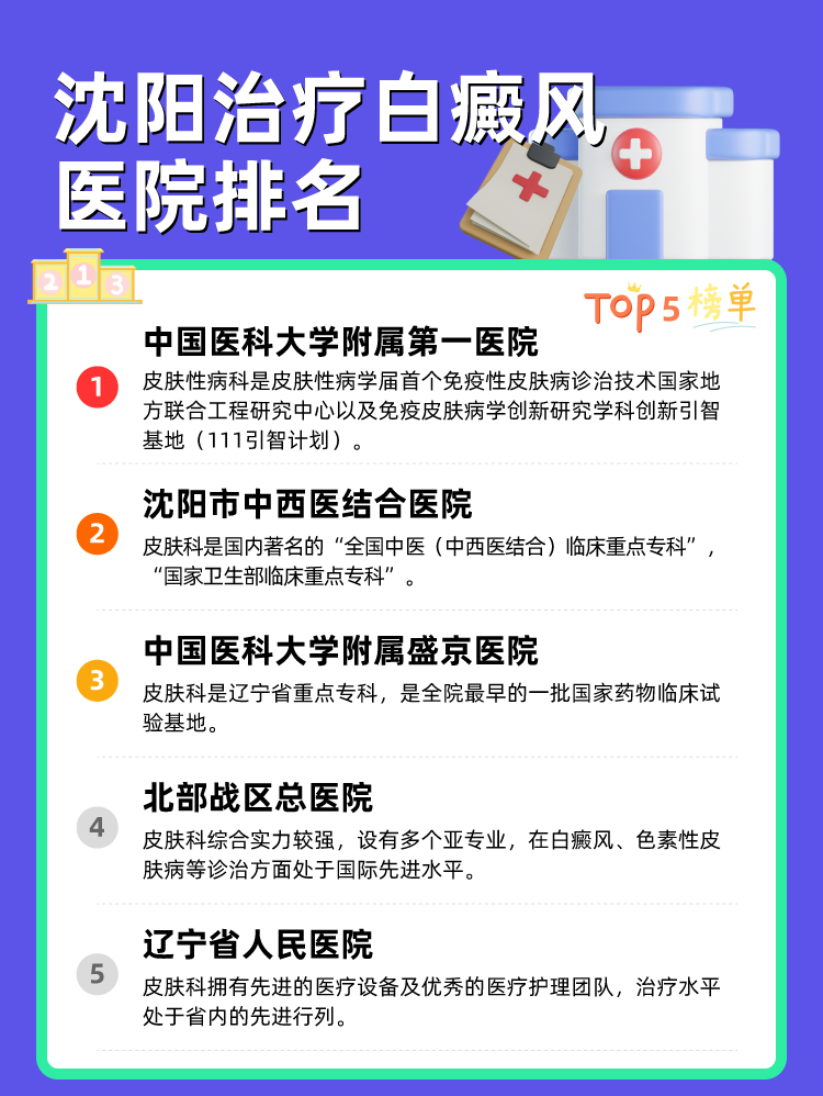 沈阳治疗白癜风医院排名
