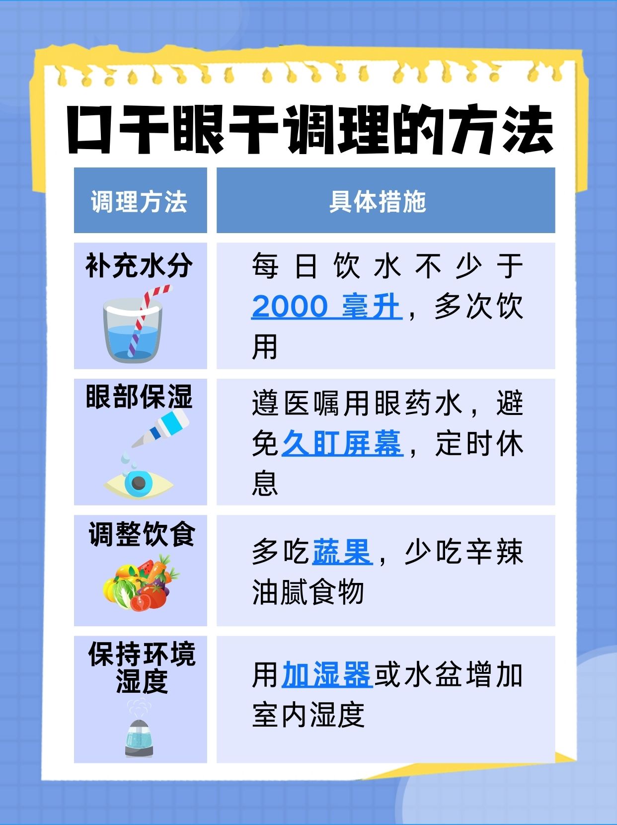 口干眼干怎么调理，医生一文解析