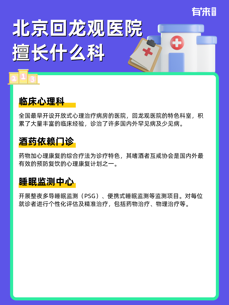 北京回龙观医院擅长什么科