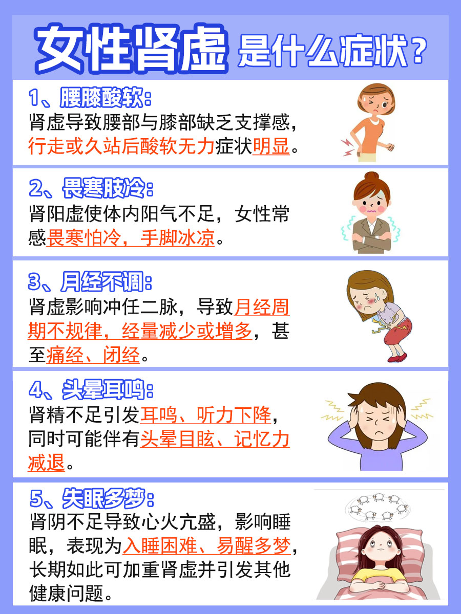 探究：女性肾虚是什么症状？