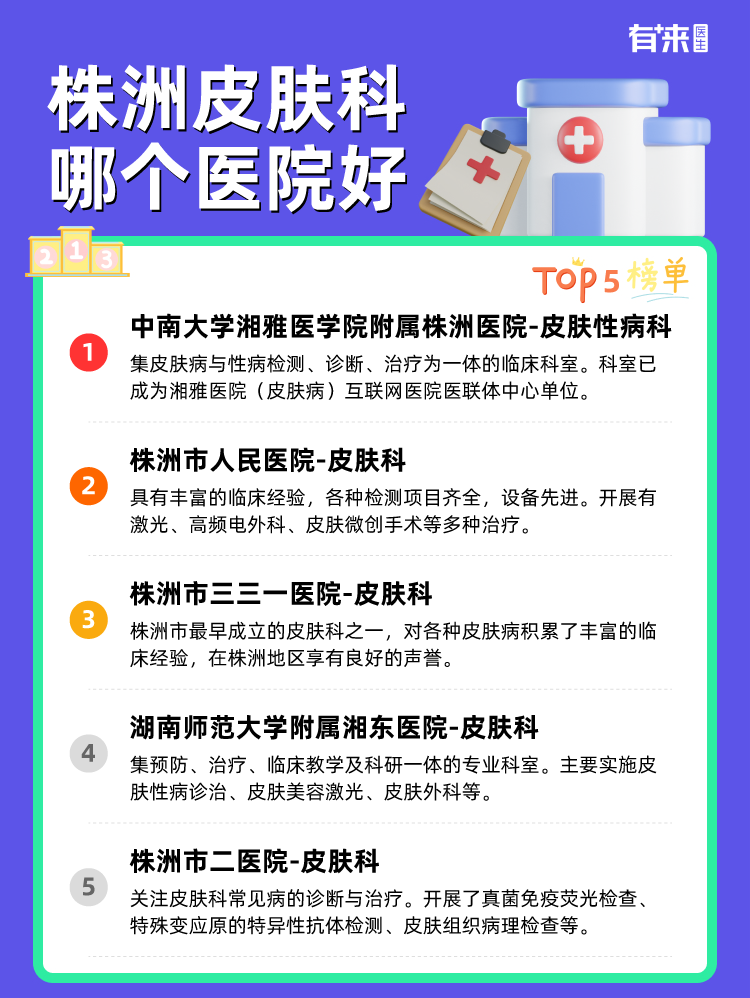 株洲皮肤科哪个医院好