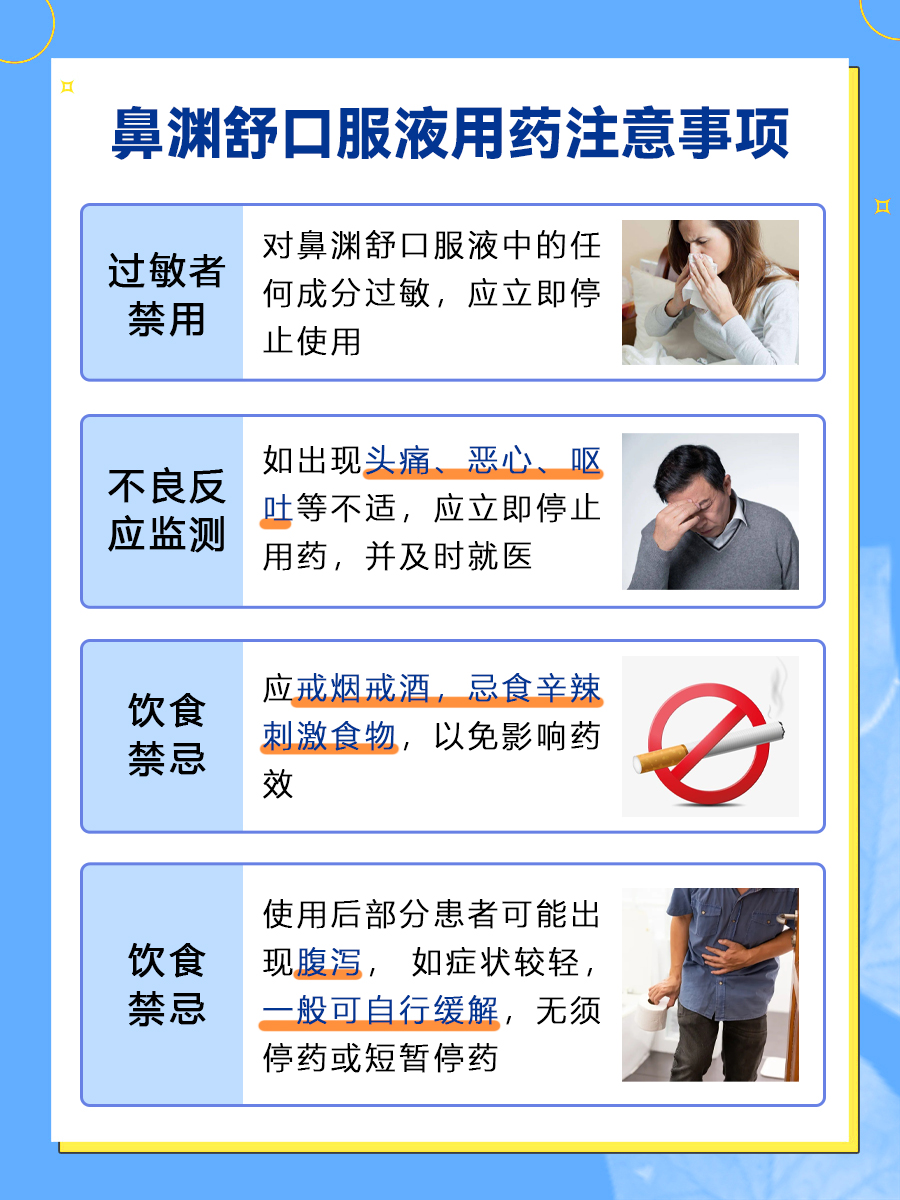 鼻渊舒口服液：不能和什么药一起服用呢？