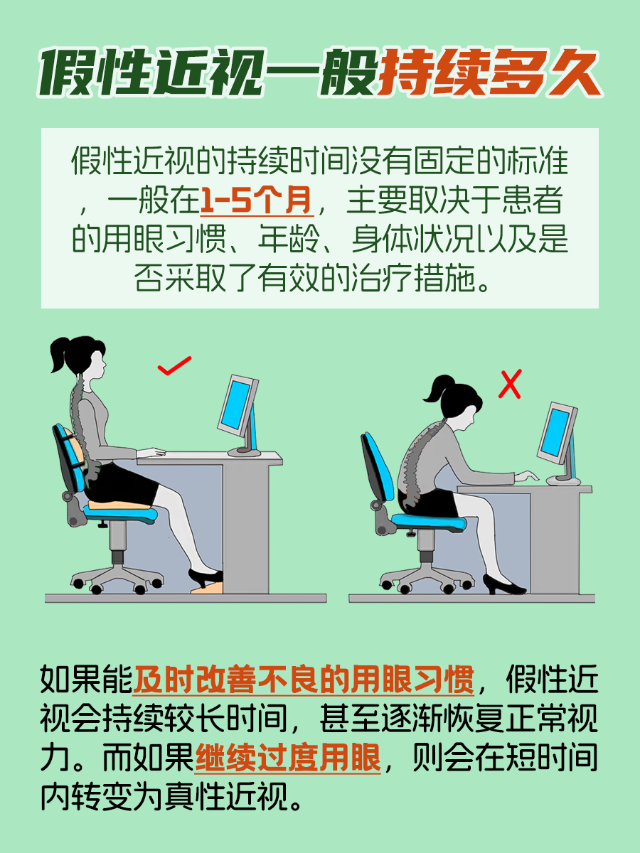 嘿嘿，想知道假性近视持续多久吗？快戳进来！