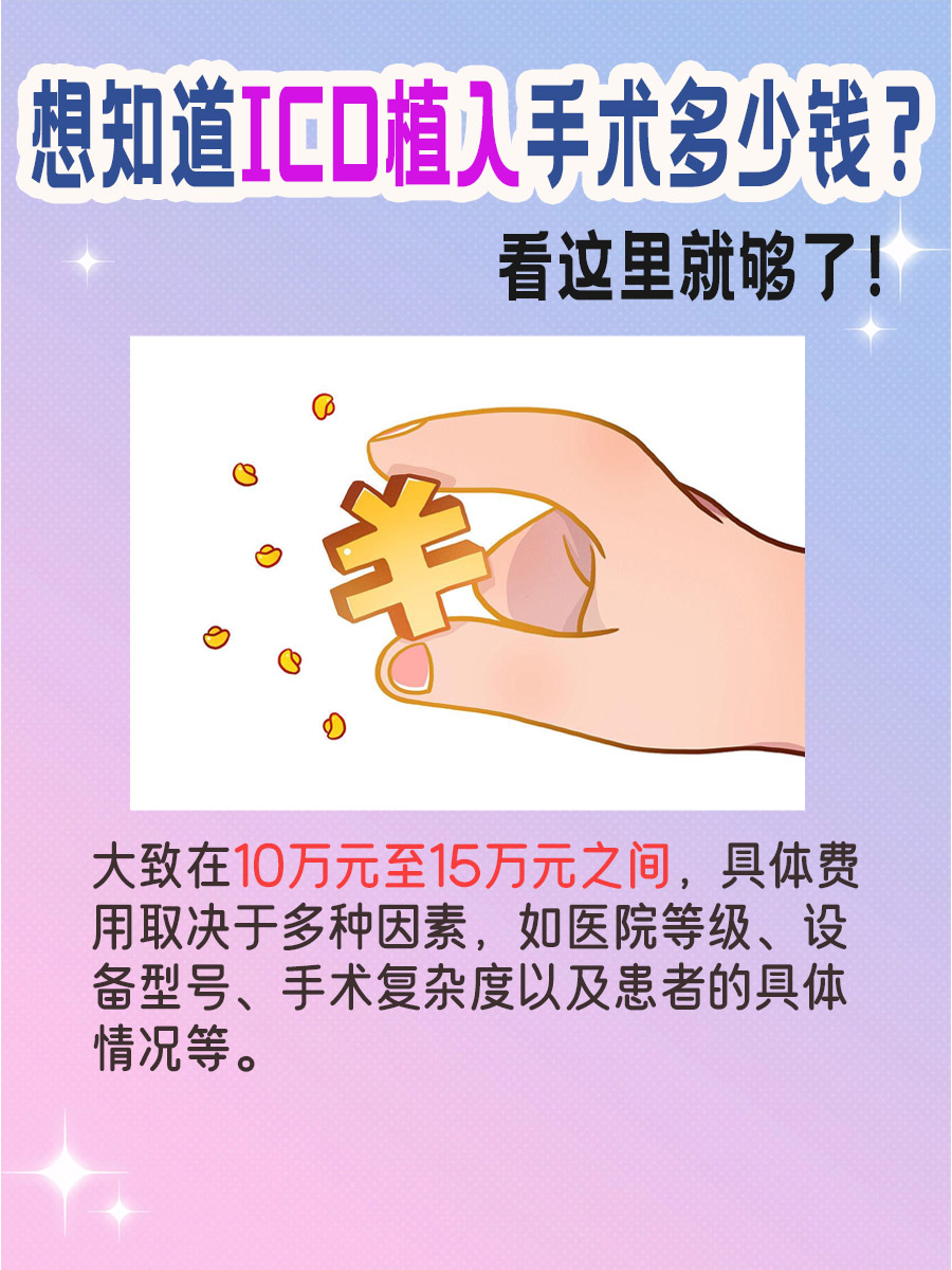 ICD手术贵不贵？一文带你了解全部费用！