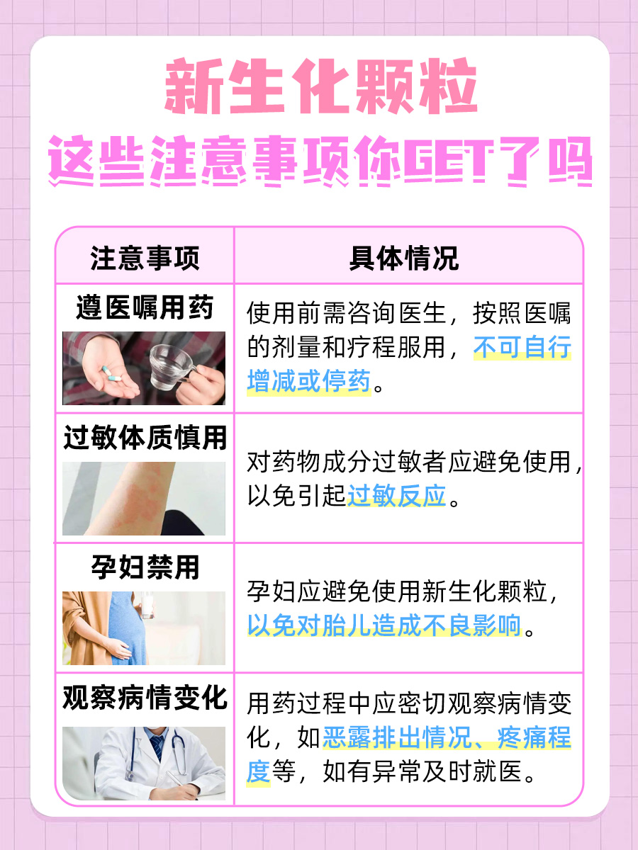 医生揭秘：新生化颗粒？这些作用知多少？