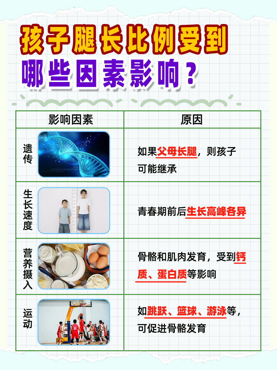 揭秘：孩子几岁腿长比例就确定了？