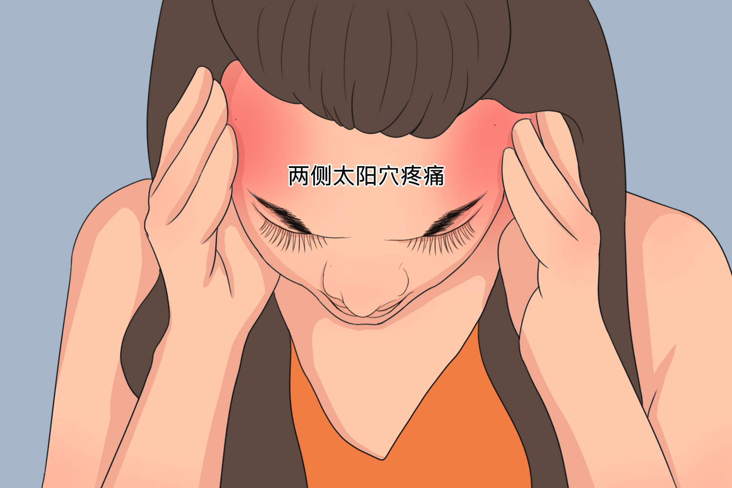 偏侧头部头痛图 偏侧头部头痛图