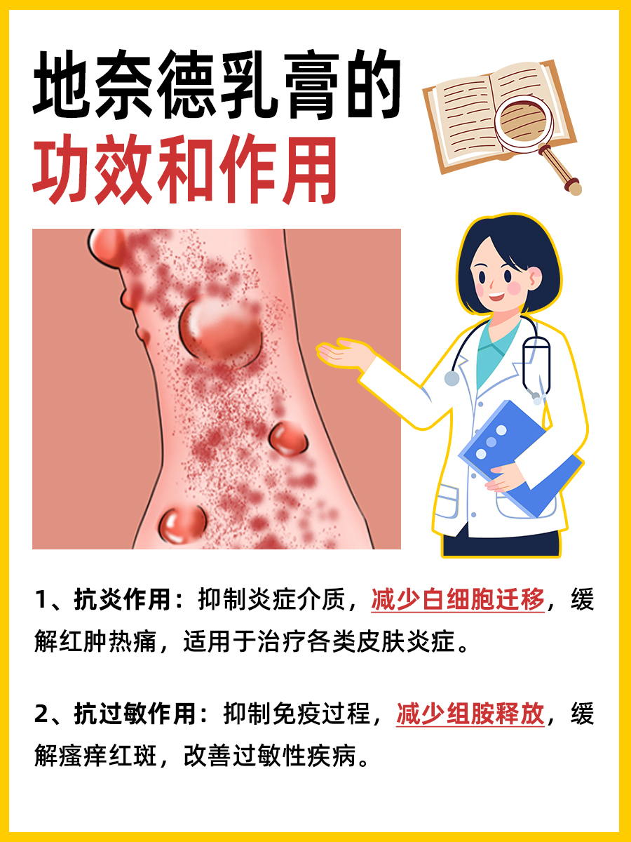 地奈德乳膏：快速了解功效和作用