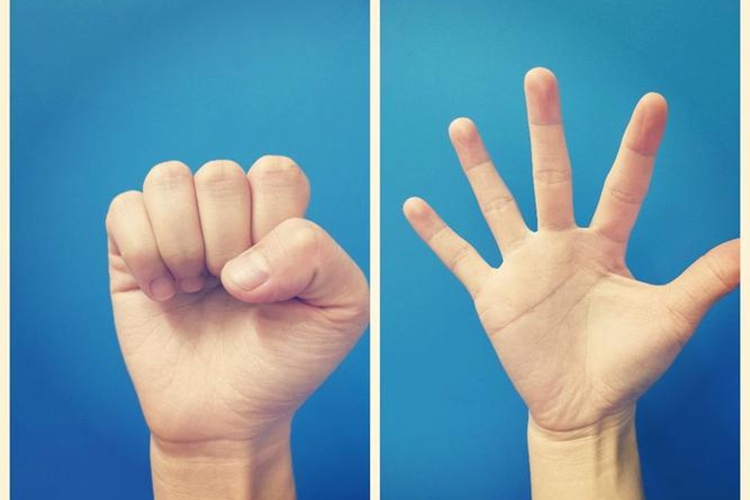 握拳动作图 握拳动作图