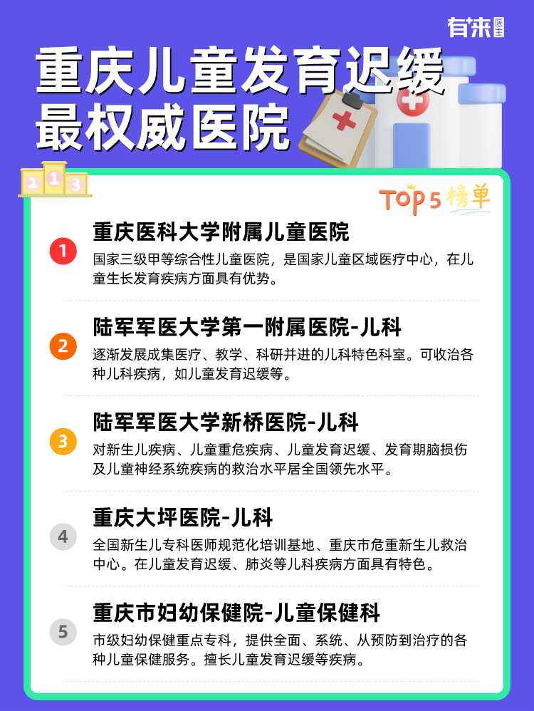 重庆儿童发育迟缓比较权威医院