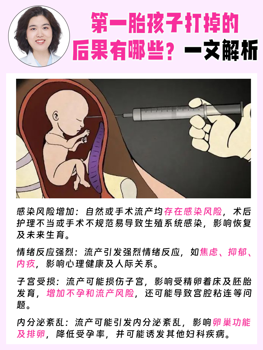 第一胎孩子打掉的后果有哪些？一文解析