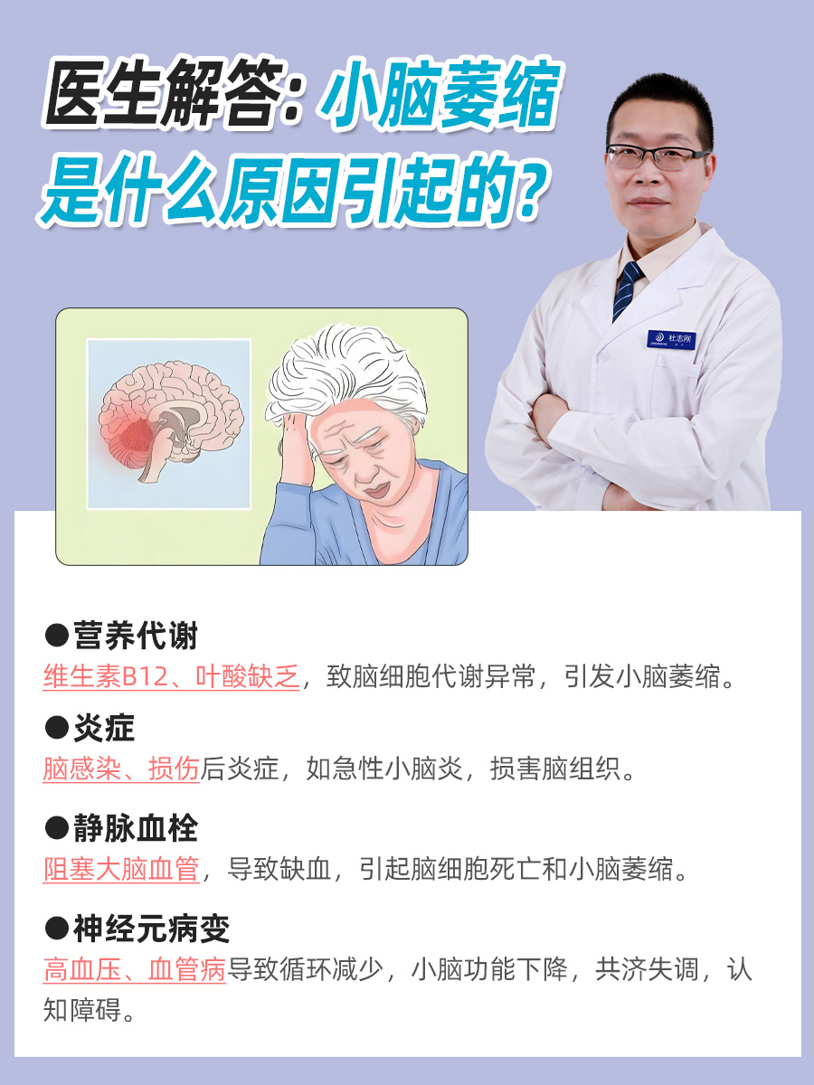 医生解答：小脑萎缩是什么原因引起的？