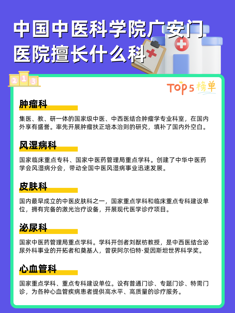 中国中医科学院广安门医院擅长什么科