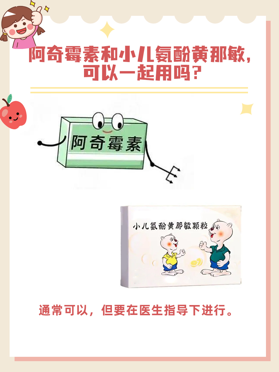 阿奇霉素和小儿氨酚黄那敏，能否成为好搭档？
