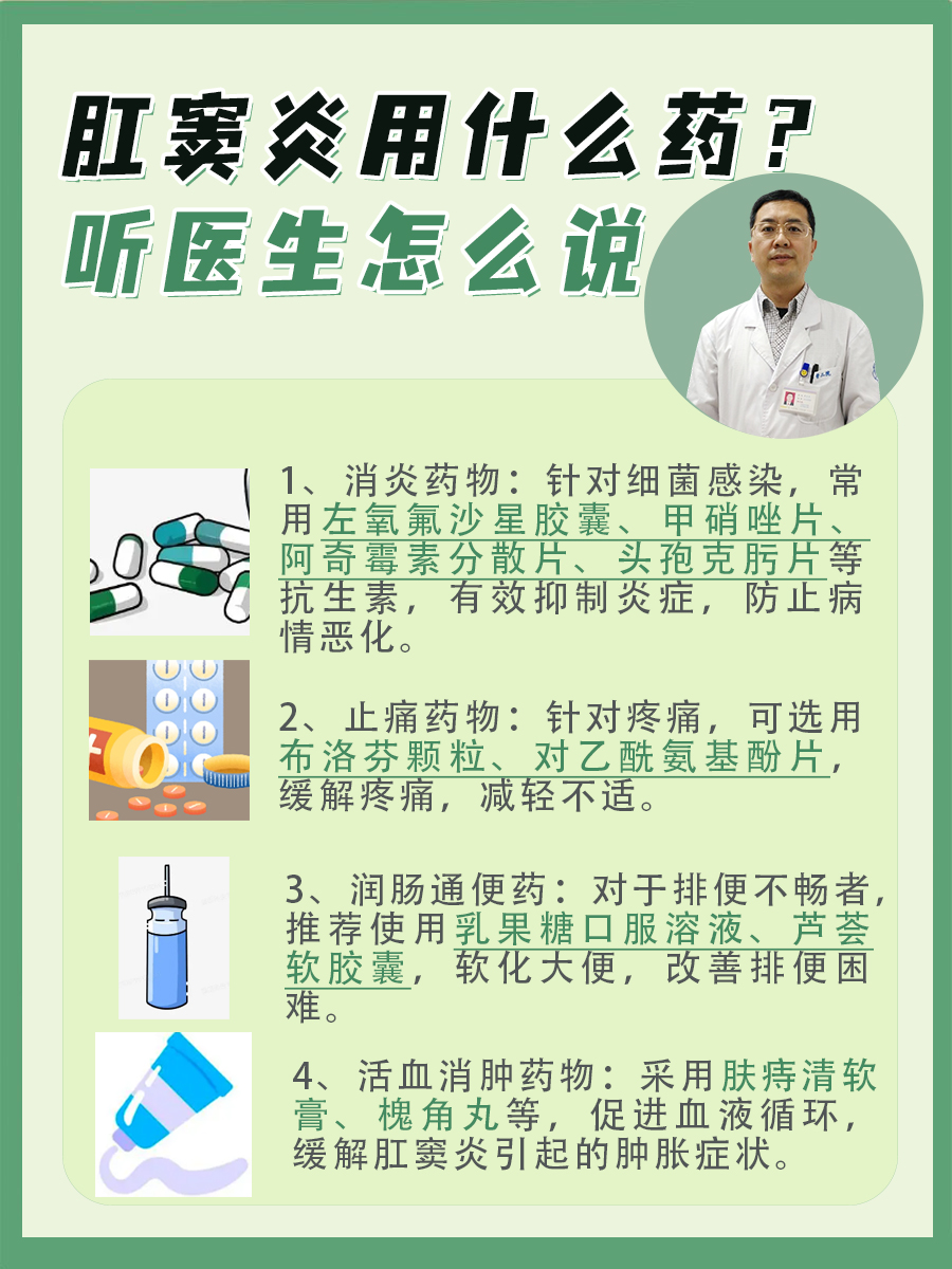 肛窦炎用什么药？听医生怎么说