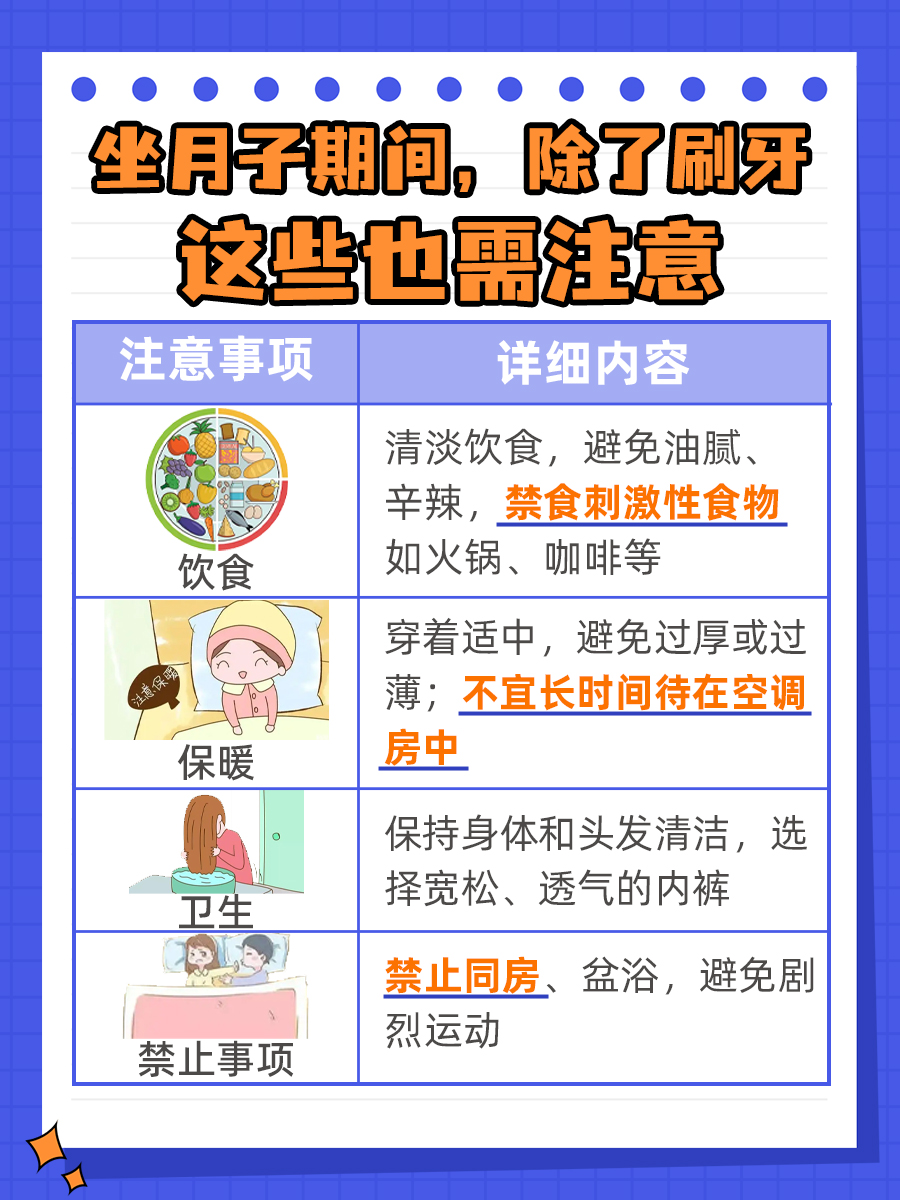 产后妈妈的小贴士：月子期也要坚持刷牙哦！