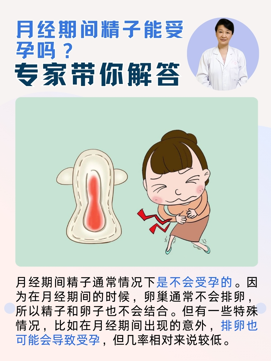 月经期间精子能受孕吗？专家带你解答