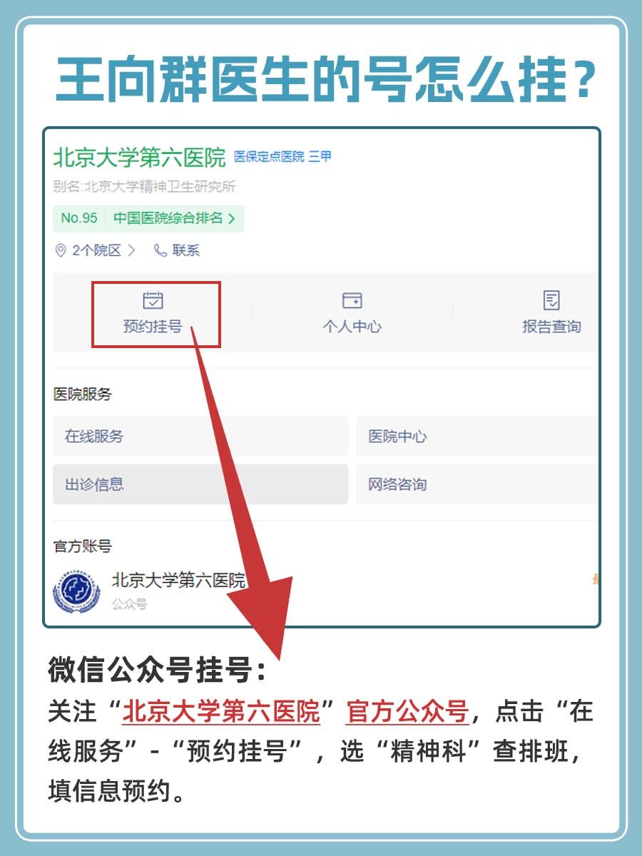 北京大学第六医院王向群医生怎么样？怎么挂号？