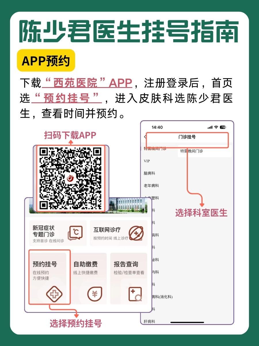 北京西苑医院陈少君医生怎么样?怎么挂号?