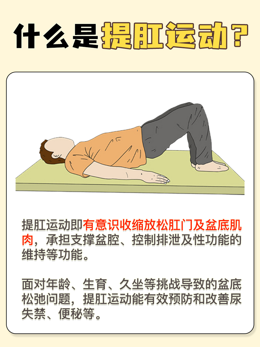解锁健身方法！提肛运动，你了解多少？