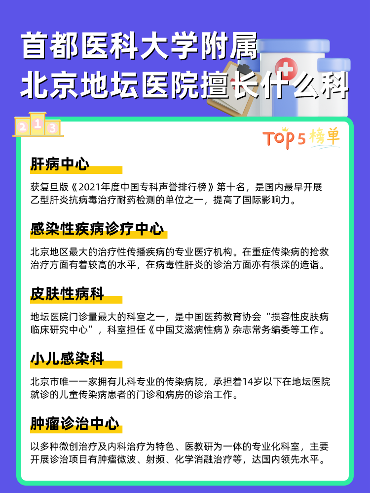 首都医科大学附属北京地坛医院擅长什么科