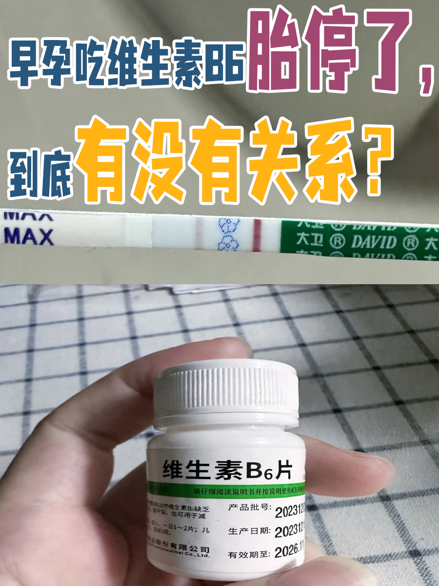 早孕吃维生素B6胎停了，到底有没有关系？