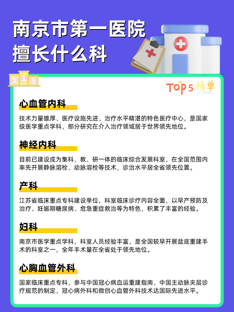 南京市第一医院擅长什么科