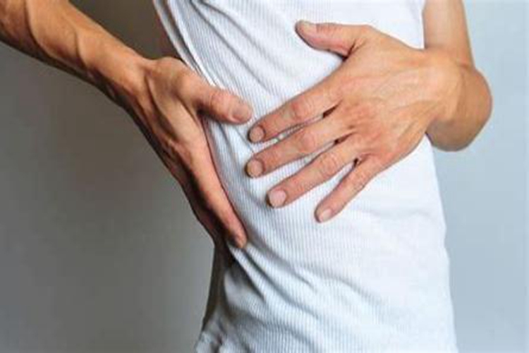 腋前线区域的肋神经痛图