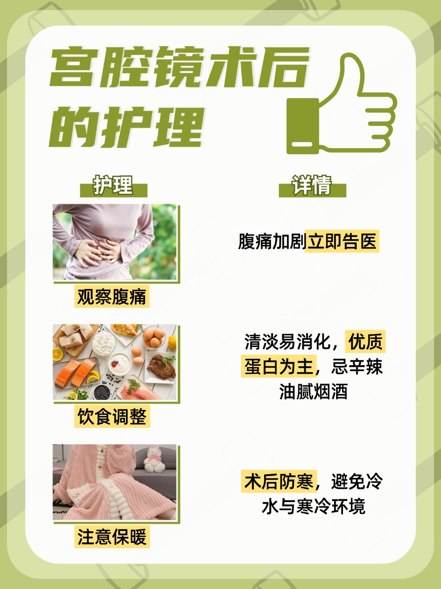 宫腔镜术后:注意事项与科学护理