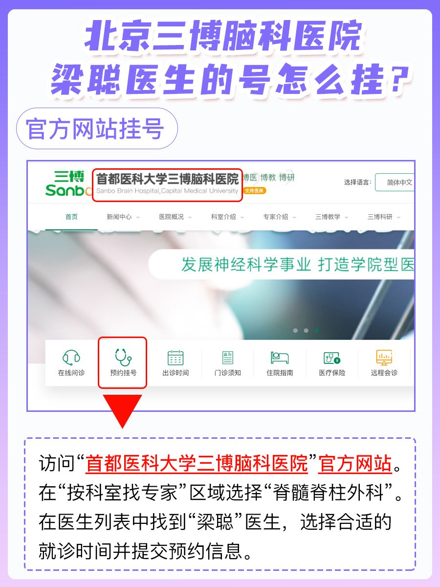 北京三博脑科医院梁聪医生怎么样?怎么挂号?