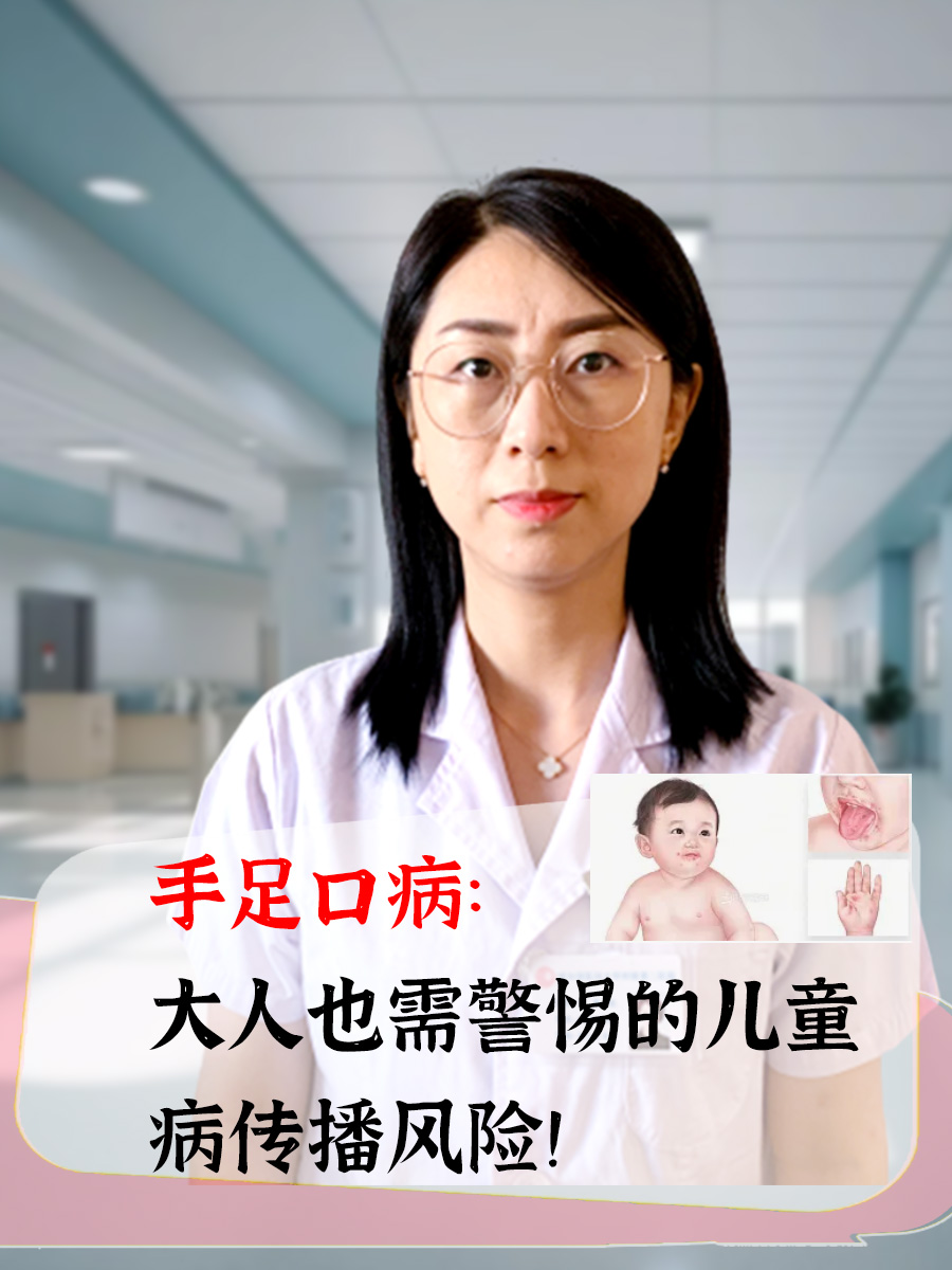 手足口病：大人也需警惕的儿童病传播风险！