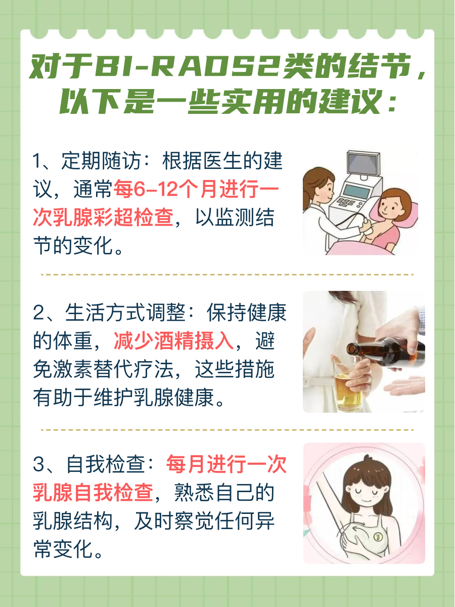 乳腺彩超BI-RADS 2级的医学含义解析