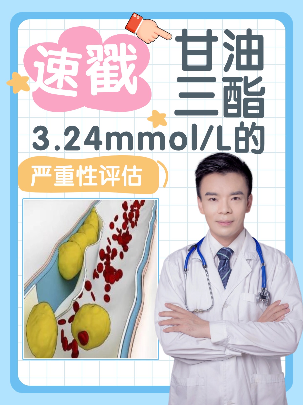 速戳!甘油三酯3.24mmol/L的严重性评估