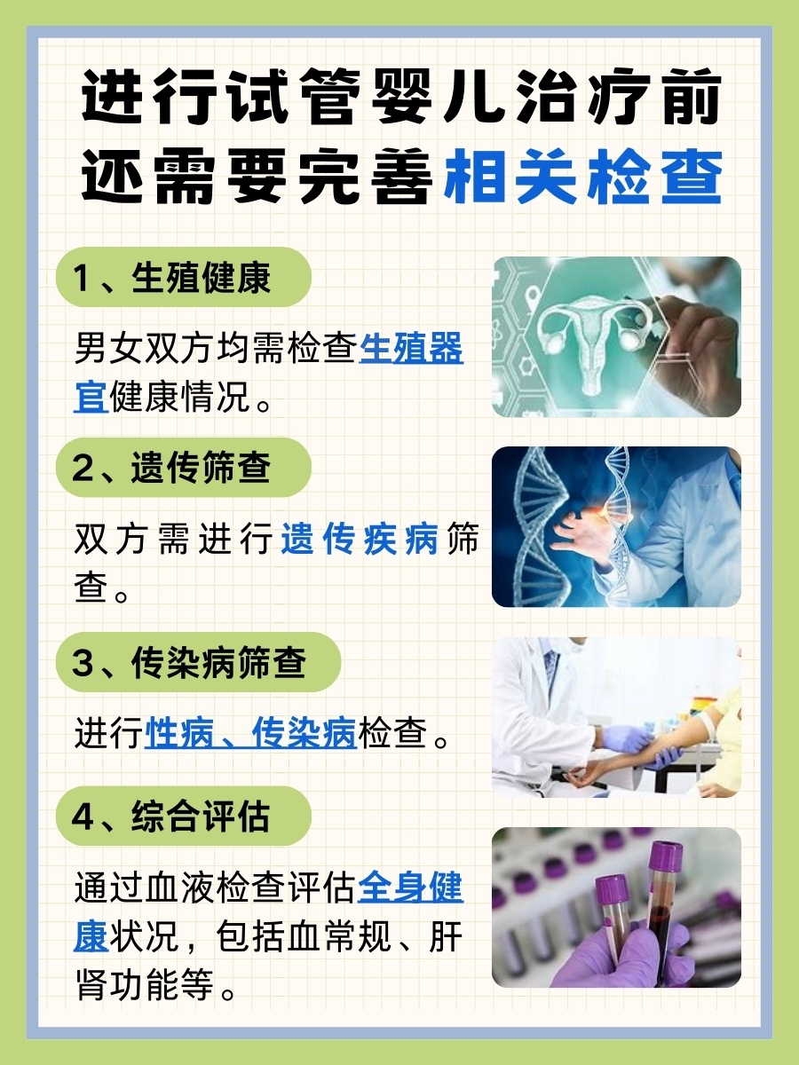 试管生育:流程步骤与检查清单