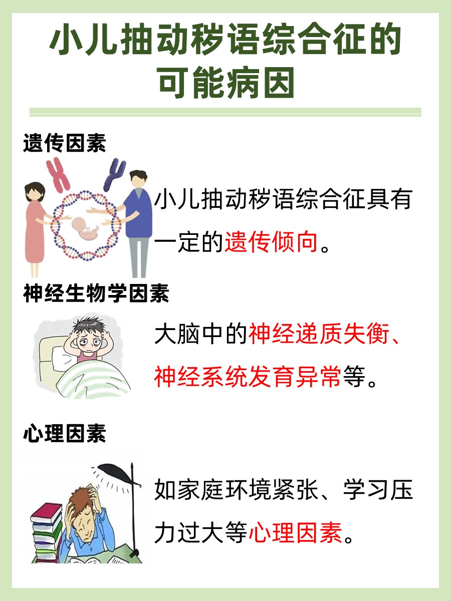 一文了解：小儿抽动秽语综合征症状有哪些？
