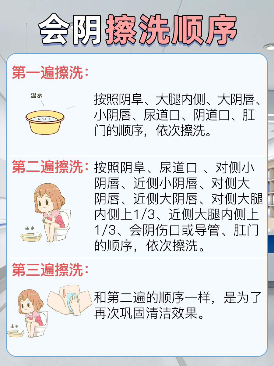 会阴擦洗，你做对顺序了吗？