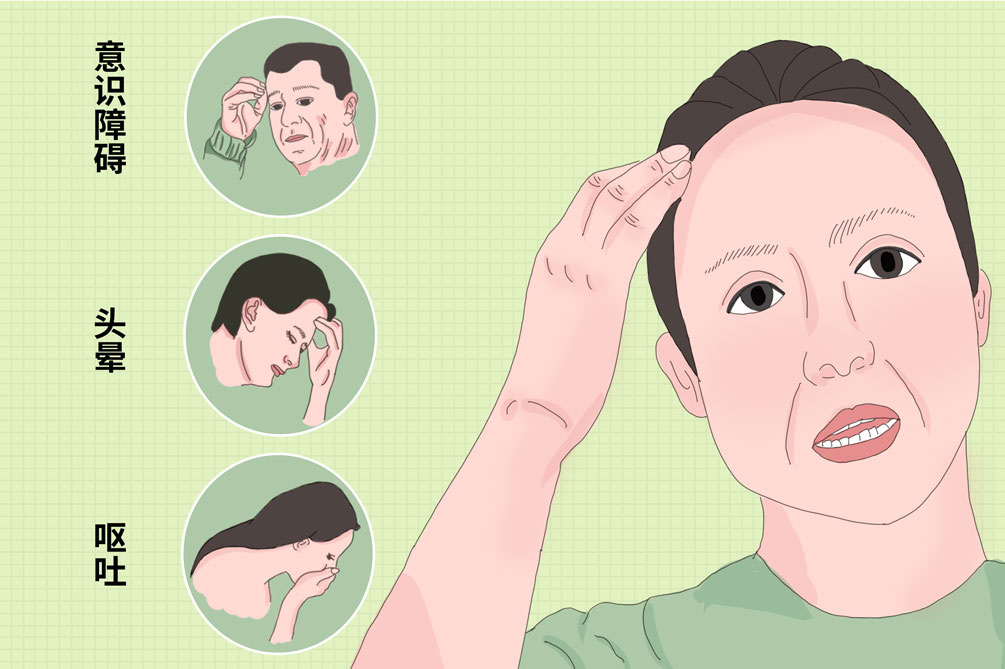 后头痛,创伤后晕眩 治疗周期: 大约2周内恢复正常 临床症状: 意识障碍