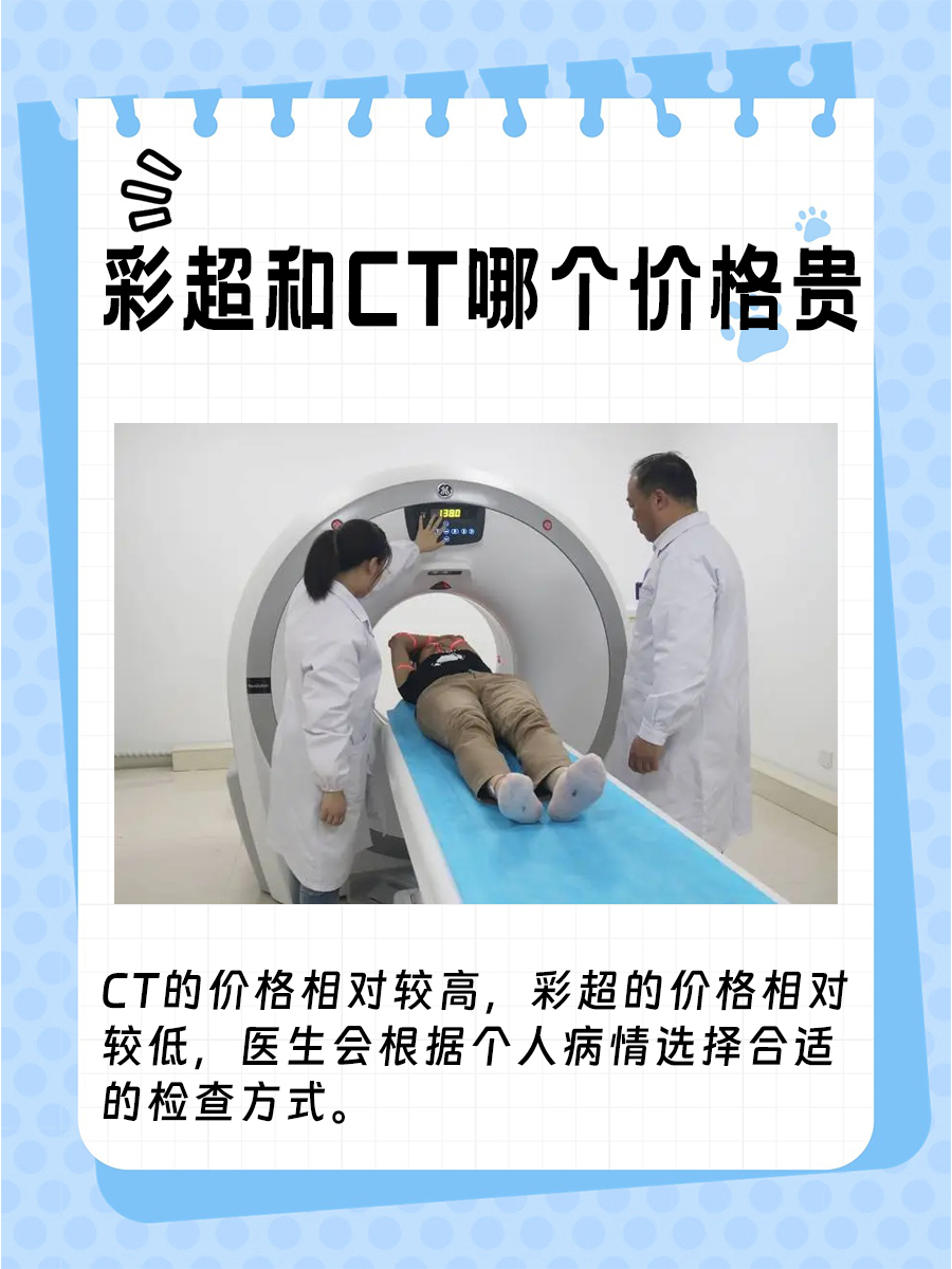 彩超和CT价格大PK，揭秘具体价格