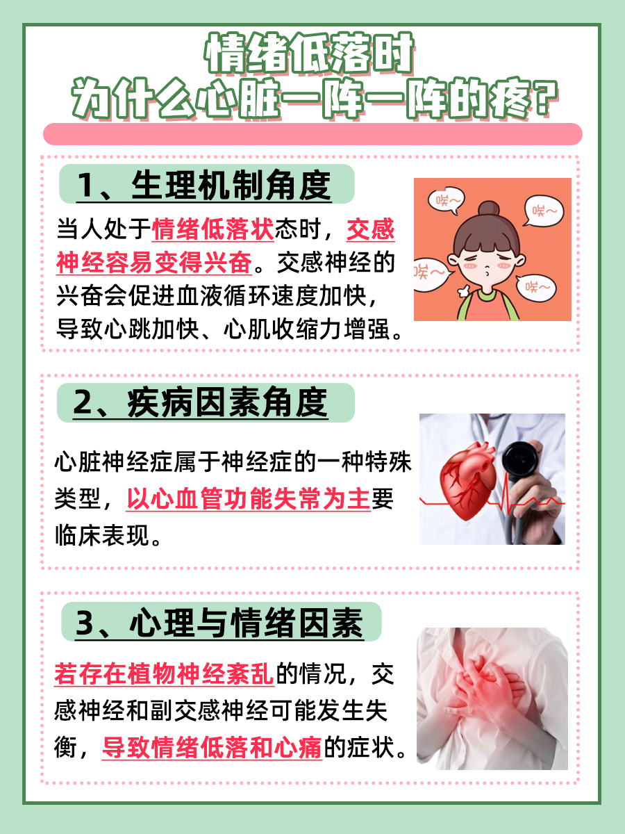 情绪低落时心痛？揭秘情绪与心脏的微妙联系！