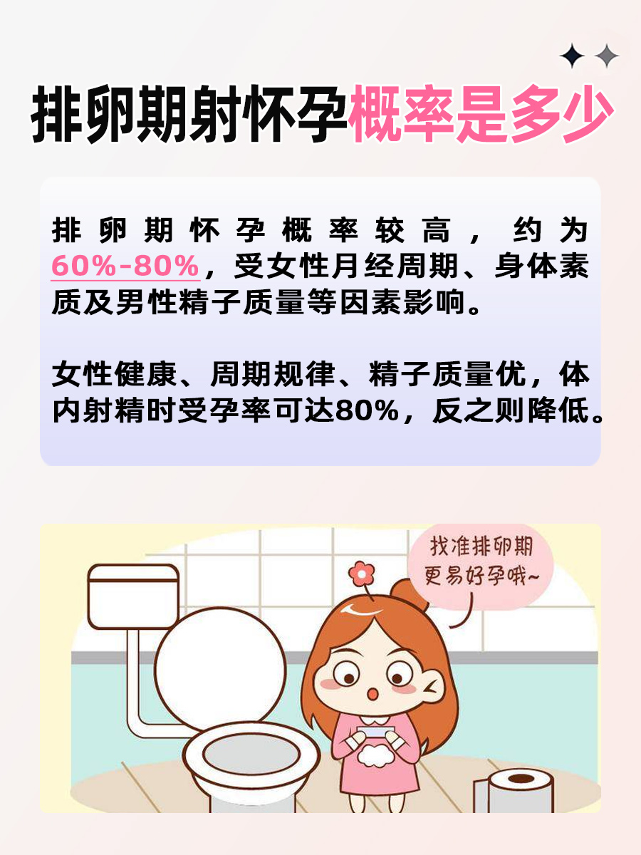 排卵期射精，怀孕概率有多高？