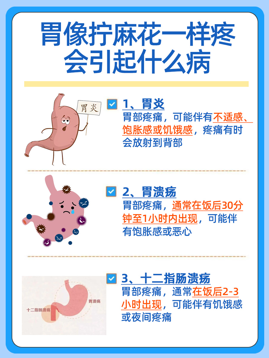 胃疼得像拧麻花：揭秘其原因