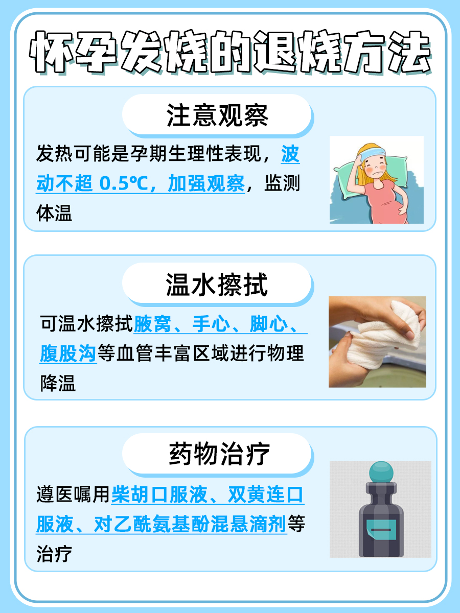 探究:怀孕发烧了如何退烧